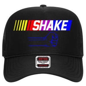 Shake And Bake Funny Family Lover Dad Daughter Son Matching High Crown Mesh Back Trucker Hat