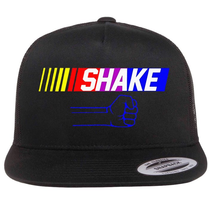 Shake And Bake Funny Family Lover Dad Daughter Son Matching Flat Bill Trucker Hat