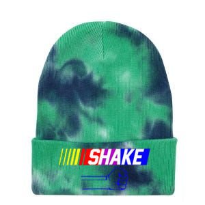 Shake And Bake Funny Family Lover Dad Daughter Son Matching Tie Dye 12in Knit Beanie