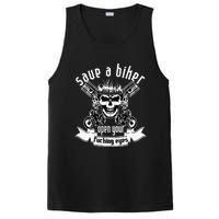 Save A Biker Open Your Fucking Eyes For Motorcycle Lovers PosiCharge Competitor Tank