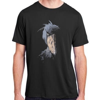 Shoebill African Bird Aztec Mayan Bird Lover Cool Distressed Adult ChromaSoft Performance T-Shirt