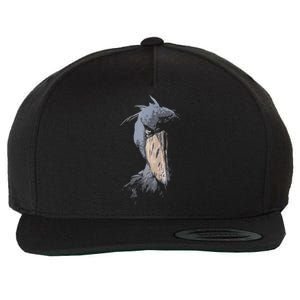 Shoebill African Bird Aztec Mayan Bird Lover Cool Distressed Wool Snapback Cap