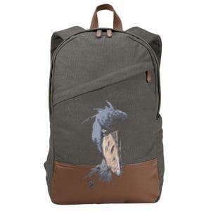 Shoebill African Bird Aztec Mayan Bird Lover Cool Distressed Cotton Canvas Backpack