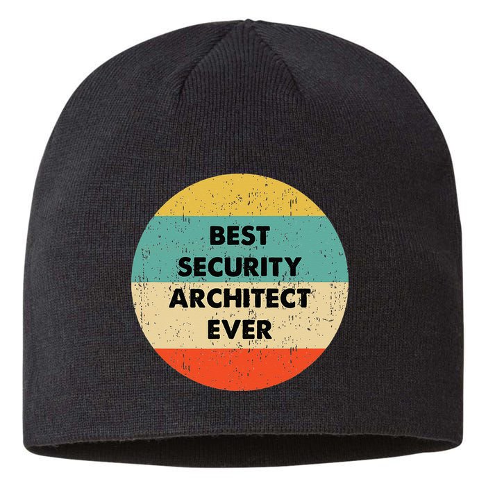 Security Architect Best Security Architect Ever Sustainable Beanie