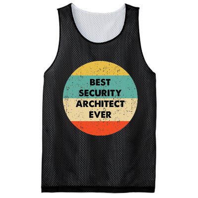 Security Architect Best Security Architect Ever Mesh Reversible Basketball Jersey Tank