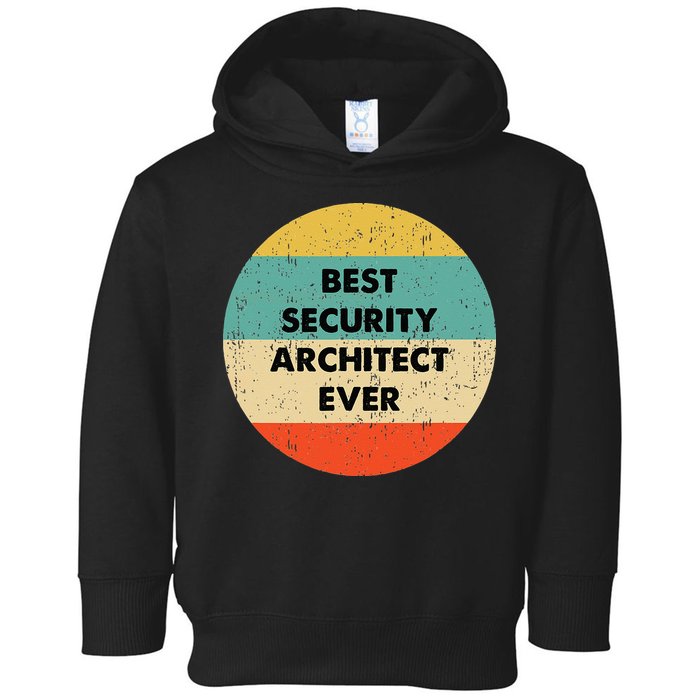 Security Architect Best Security Architect Ever Toddler Hoodie