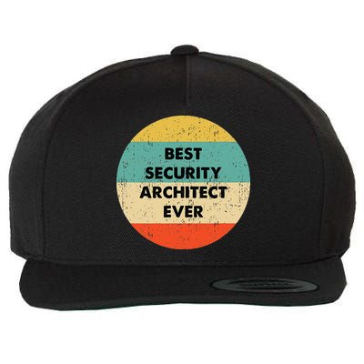 Security Architect Best Security Architect Ever Wool Snapback Cap