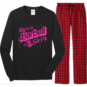 Shes A Barbell Long Sleeve Pajama Set