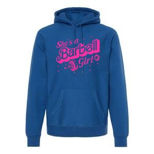 Shes A Barbell Premium Hoodie