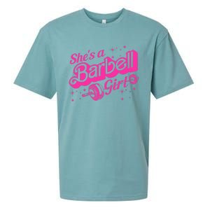 Shes A Barbell Sueded Cloud Jersey T-Shirt