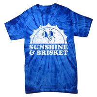 Sunshine And Brisket Retro Vintage Sun Beef Cute Gift Tie-Dye T-Shirt