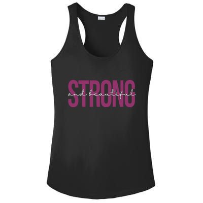 Strong And Beautiful Ladies PosiCharge Competitor Racerback Tank