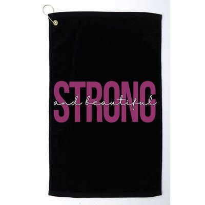 Strong And Beautiful Golf Towel