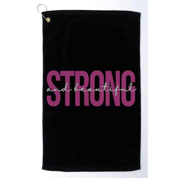 Strong And Beautiful Golf Towel