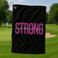 Strong And Beautiful Golf Towel