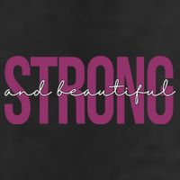Strong And Beautiful Golf Towel