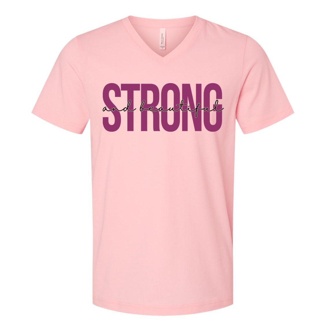 Strong And Beautiful V-Neck T-Shirt