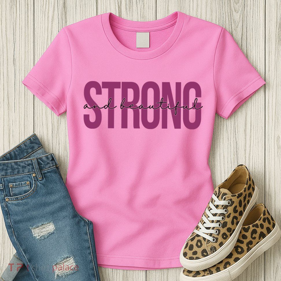 Strong And Beautiful Womens T-Shirt