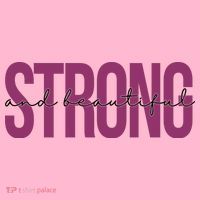 Strong And Beautiful Women's V-Neck T-Shirt