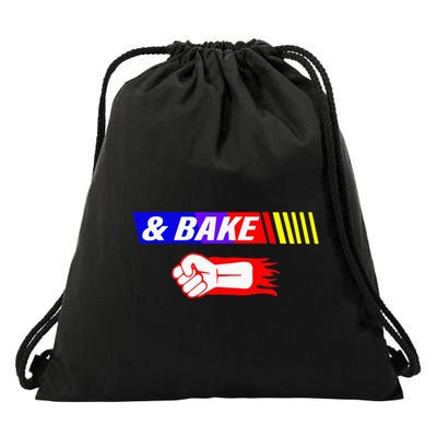 Shake And Bake Funny Family Lover Dad Daughter Son Matching Drawstring Bag
