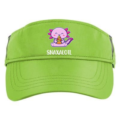 Snaxalotl Axolotl Cute Eating Pizza Snacks  Adult Drive Performance Visor