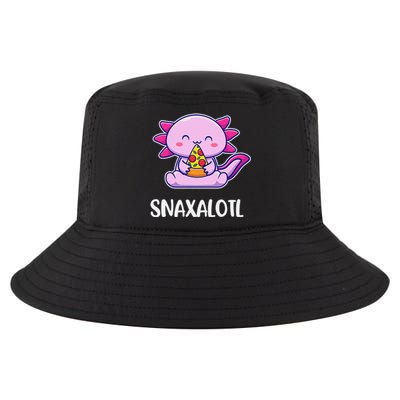 Snaxalotl Axolotl Cute Eating Pizza Snacks  Cool Comfort Performance Bucket Hat