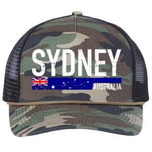 Sydney Australia Cool Gift Retro Rope Trucker Hat Cap