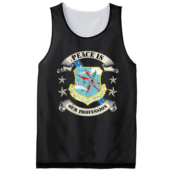 Strategic Air Command Sac Veteran Gifts Mesh Reversible Basketball Jersey Tank