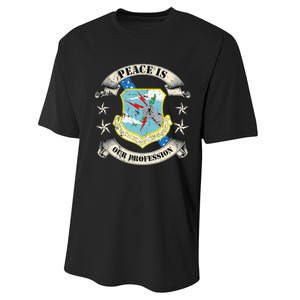 Strategic Air Command Sac Veteran Gifts Performance Sprint T-Shirt