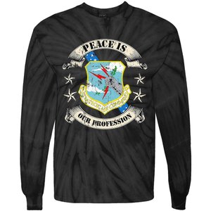 Strategic Air Command Sac Veteran Gifts Tie-Dye Long Sleeve Shirt