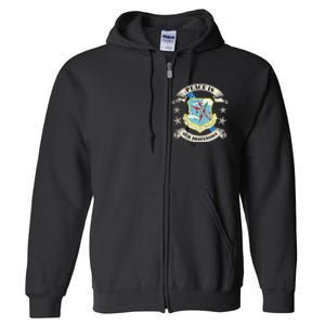 Strategic Air Command Sac Veteran Gifts Full Zip Hoodie