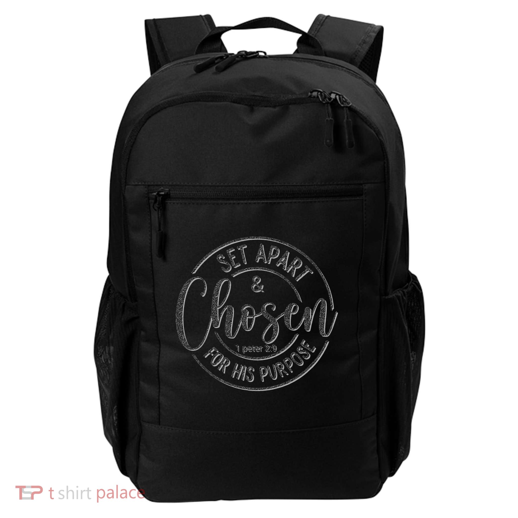 Set Apart Chosen For His Purpose - Christian Faith Daily Commute Backpack