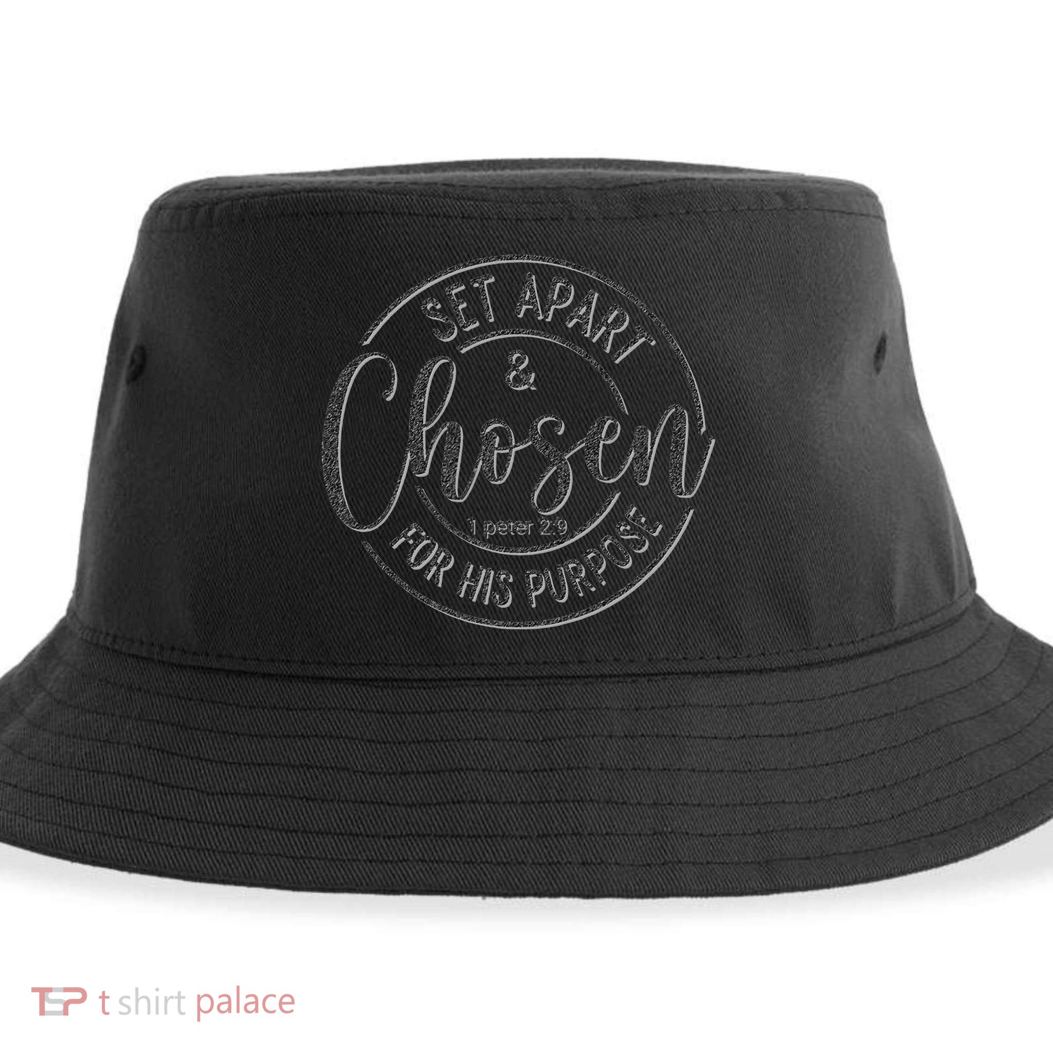 Set Apart Chosen For His Purpose - Christian Faith Sustainable Bucket Hat