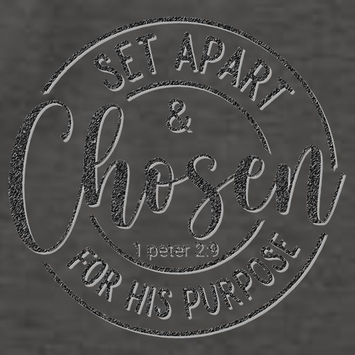Set Apart Chosen For His Purpose - Christian Faith Vector Backpack