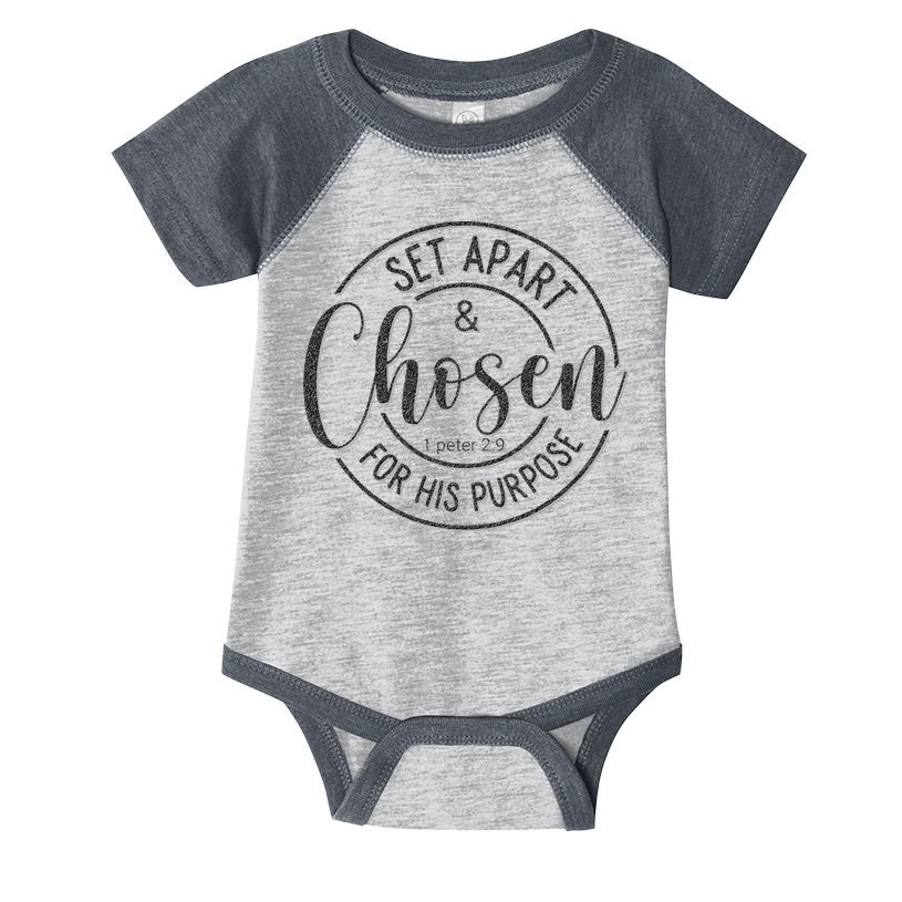Set Apart Chosen For His Purpose - Christian Faith Infant Baby Jersey Bodysuit
