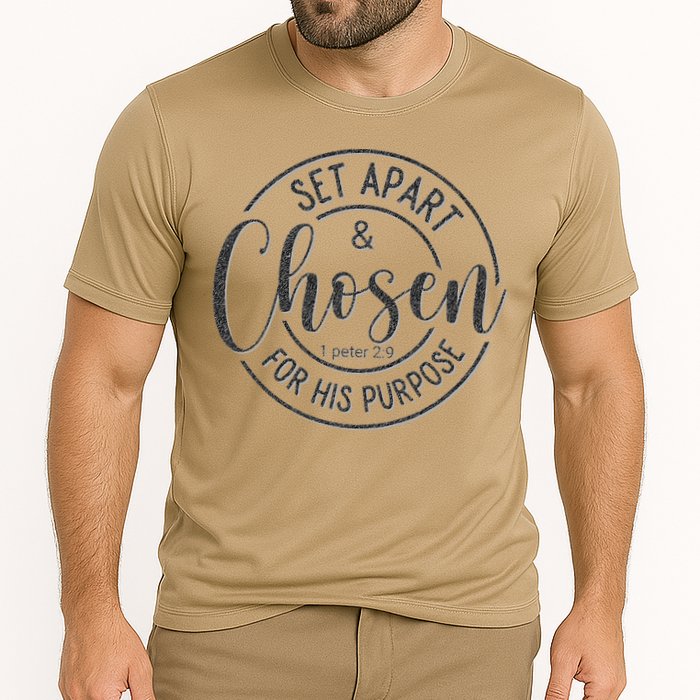 Set Apart Chosen For His Purpose - Christian Faith Cooling Performance Crew T-Shirt