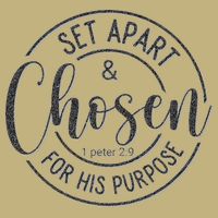 Set Apart Chosen For His Purpose - Christian Faith Cooling Performance Crew T-Shirt