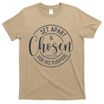 Set Apart Chosen For His Purpose - Christian Faith T-Shirt