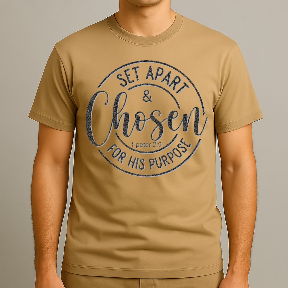 Set Apart Chosen For His Purpose - Christian Faith T-Shirt