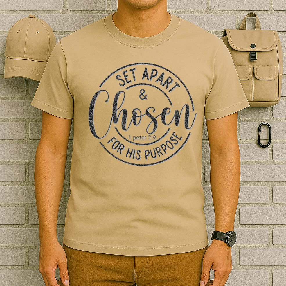 Set Apart Chosen For His Purpose - Christian Faith T-Shirt