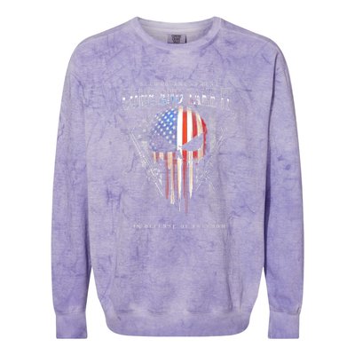 Second Amendment Come And Take It In Defense Of Freedom Colorblast Crewneck Sweatshirt