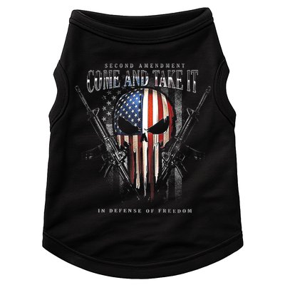 Second Amendment Come And Take It In Defense Of Freedom Doggie Tank