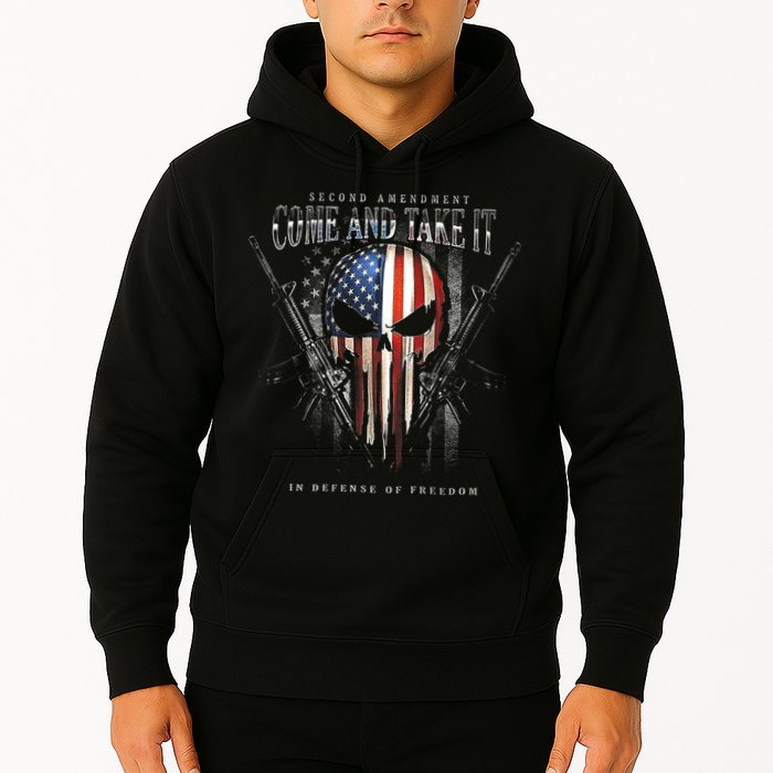 Second Amendment Come And Take It In Defense Of Freedom Hoodie