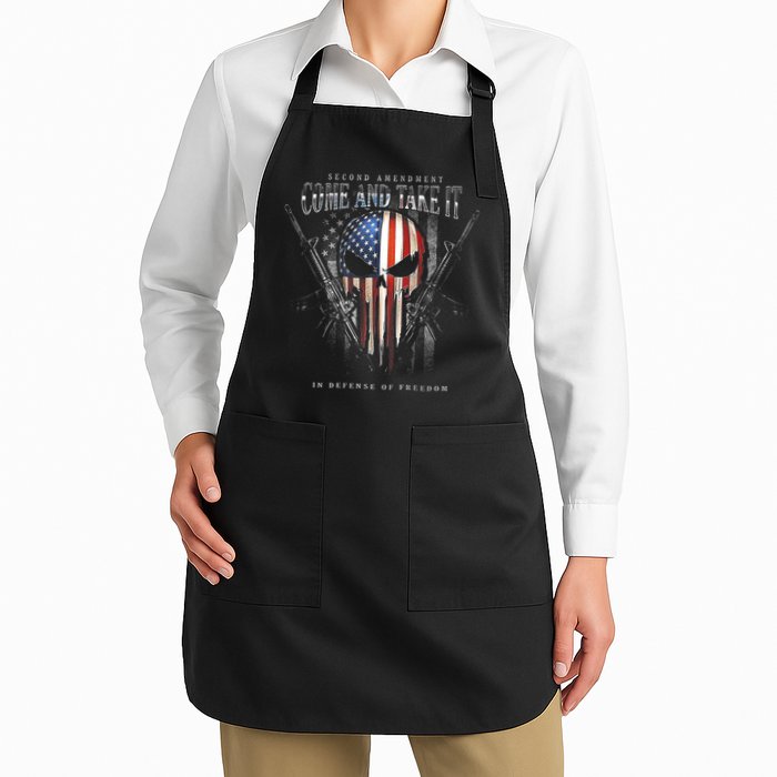 Second Amendment Come And Take It In Defense Of Freedom Apron