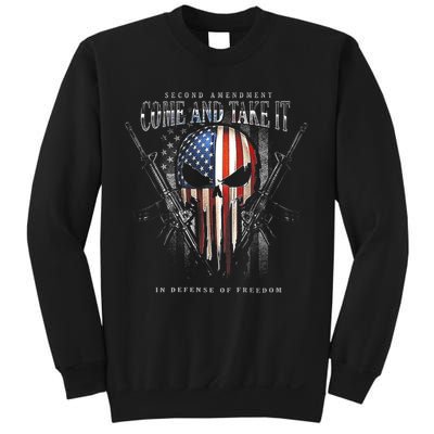 Second Amendment Come And Take It In Defense Of Freedom Sweatshirt