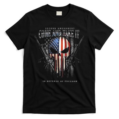 Second Amendment Come And Take It In Defense Of Freedom T-Shirt