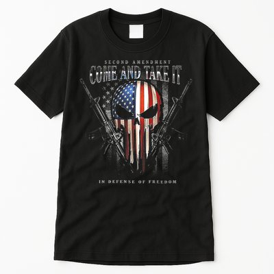 Second Amendment Come And Take It In Defense Of Freedom Tall T-Shirt