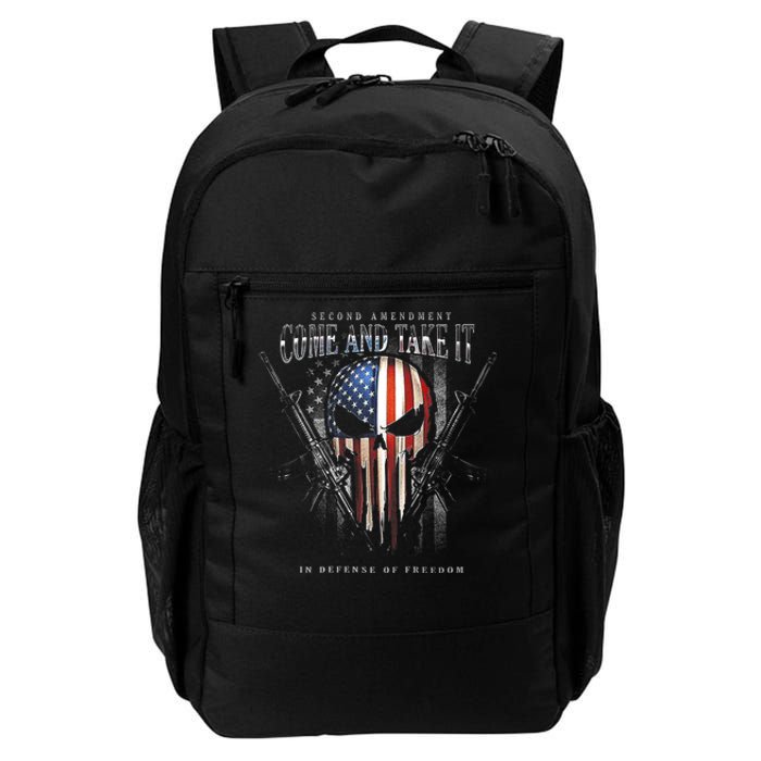 Second Amendment Come And Take It In Defense Of Freedom Daily Commute Backpack