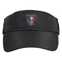 Second Amendment Come And Take It In Defense Of Freedom Adult Drive Performance Visor