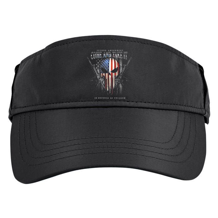 Second Amendment Come And Take It In Defense Of Freedom Adult Drive Performance Visor